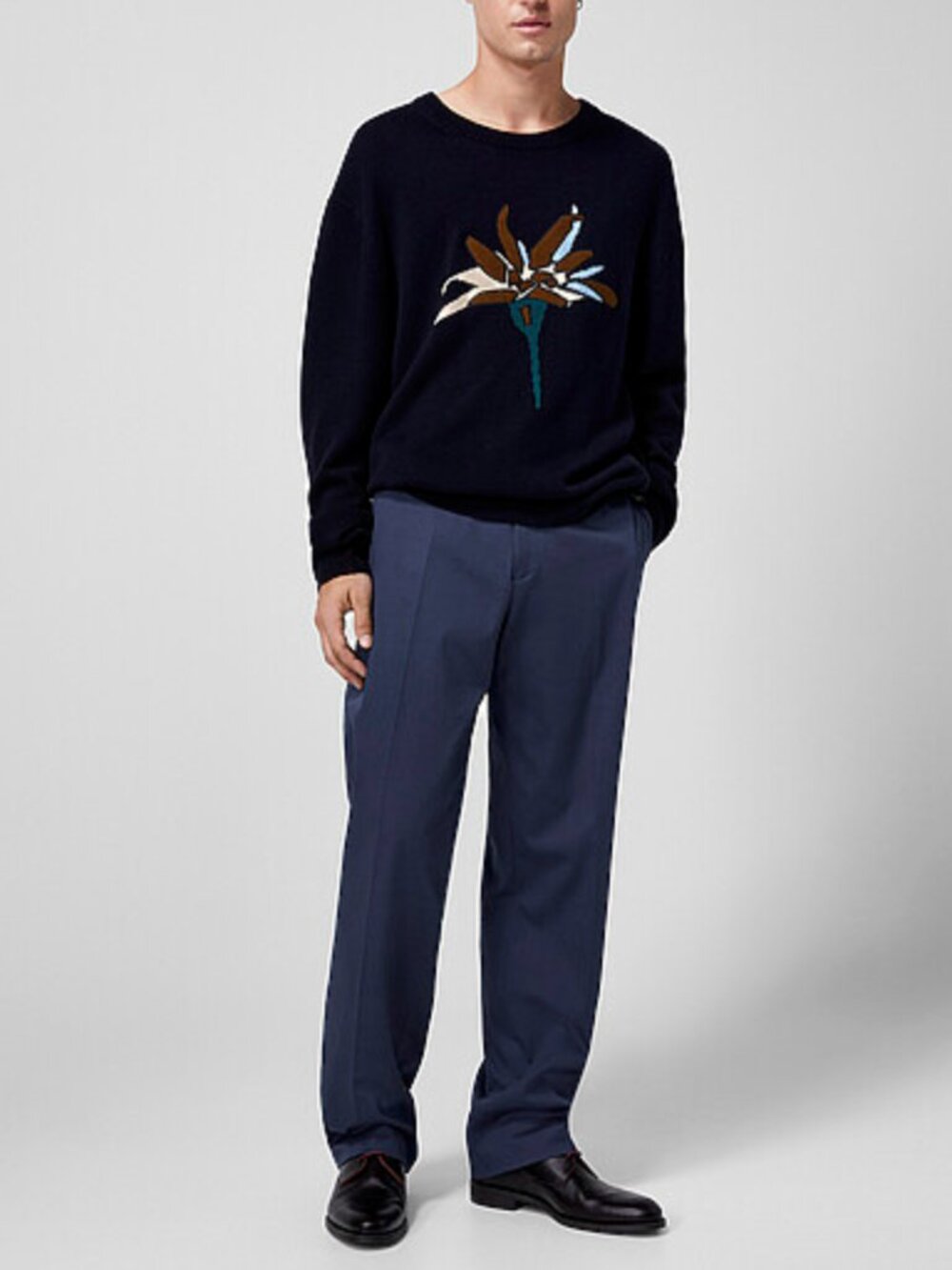 BNWT AW25 PAUL SMITH COTTON BLEND TWILL PANTS 34